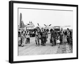 WWII Flying Fortress 1942-null-Framed Photographic Print