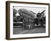 WWII Flying Fortress Crew 1942-null-Framed Premium Photographic Print