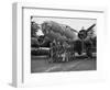 WWII Flying Fortress Crew 1942-null-Framed Photographic Print