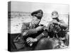WWII Gen. Rommel Desert-null-Stretched Canvas