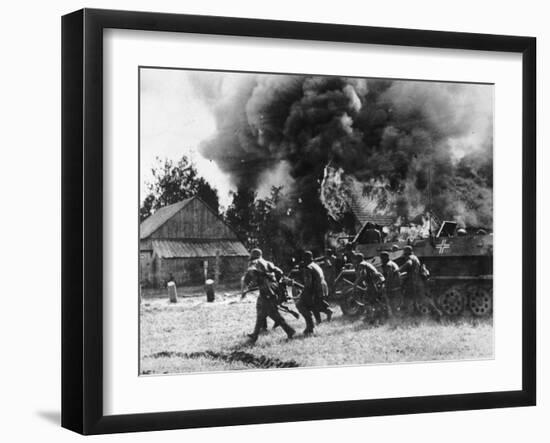 WWII German Army Russian Front-null-Framed Premium Photographic Print