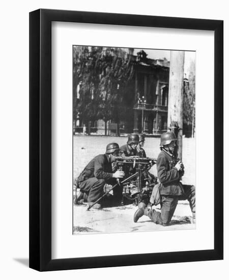 WWII German Army Takes Nikolaev-null-Framed Premium Photographic Print