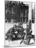 WWII German Army Takes Nikolaev-null-Mounted Photographic Print