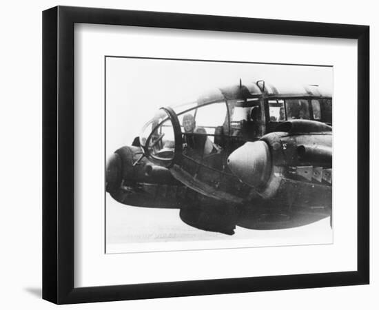WWII German Bomber-null-Framed Photographic Print