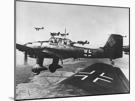 WWII German JU 87 Stuka-null-Mounted Photographic Print