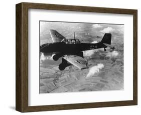 WWII German Plane Stuka-null-Framed Photographic Print