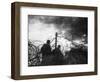 WWII German Soldier Frontline-null-Framed Photographic Print