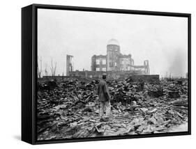 WWII Hiroshima Aftermath-Stanley Troutman-Framed Stretched Canvas