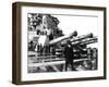 WWII Hms Wales Churchill-null-Framed Premium Photographic Print