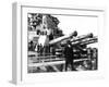 WWII Hms Wales Churchill-null-Framed Premium Photographic Print