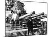 WWII Hms Wales Churchill-null-Mounted Premium Photographic Print