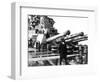 WWII Hms Wales Churchill-null-Framed Photographic Print