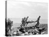 WWII Iwo Jima U.S. Invasion-Joe Rosenthal-Stretched Canvas