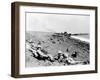 WWII Iwo Jima U.S. Invasion-Joe Rosenthal-Framed Premium Photographic Print