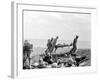 WWII Iwo Jima U.S. Invasion-Joe Rosenthal-Framed Photographic Print