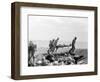 WWII Iwo Jima U.S. Invasion-Joe Rosenthal-Framed Photographic Print