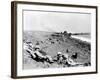 WWII Iwo Jima U.S. Invasion-Joe Rosenthal-Framed Photographic Print