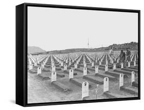 WWII Iwo Jima Usmc Cemetery-Murray Befeler-Framed Stretched Canvas
