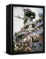 WWII Japan Surrender-null-Framed Stretched Canvas