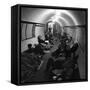 WWII London Bomb Shelters-null-Framed Stretched Canvas