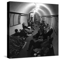WWII London Bomb Shelters-null-Stretched Canvas
