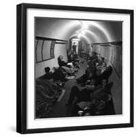 WWII London Bomb Shelters-null-Framed Photographic Print