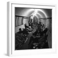 WWII London Bomb Shelters-null-Framed Photographic Print