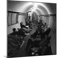 WWII London Bomb Shelters-null-Mounted Photographic Print