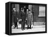 WWII London Churchill and Kennedy-null-Framed Stretched Canvas