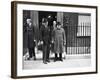 WWII London Churchill and Kennedy-null-Framed Photographic Print