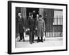 WWII London Churchill and Kennedy-null-Framed Photographic Print
