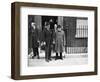 WWII London Churchill and Kennedy-null-Framed Photographic Print