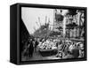 WWII London Docks-null-Framed Stretched Canvas