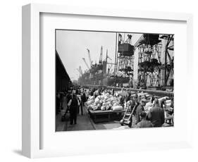 WWII London Docks-null-Framed Photographic Print