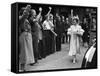 WWII London Queen Elizabeth-Leslie Priest-Framed Stretched Canvas