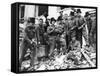 WWII London Rescue Workers-Uncredited-Framed Stretched Canvas