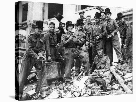 WWII London Rescue Workers-Uncredited-Stretched Canvas