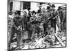 WWII London Rescue Workers-Uncredited-Mounted Photographic Print