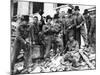 WWII London Rescue Workers-Uncredited-Mounted Photographic Print