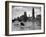 WWII London Thames U-Boat 1945-null-Framed Premium Photographic Print