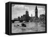 WWII London Thames U-Boat 1945-null-Framed Stretched Canvas