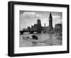 WWII London Thames U-Boat 1945-null-Framed Photographic Print