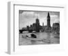 WWII London Thames U-Boat 1945-null-Framed Photographic Print