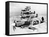 WWII Mark XII Spitfires 1944-null-Framed Stretched Canvas
