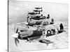 WWII Mark XII Spitfires 1944-null-Stretched Canvas