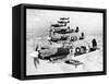 WWII Mark XII Spitfires 1944-null-Framed Stretched Canvas