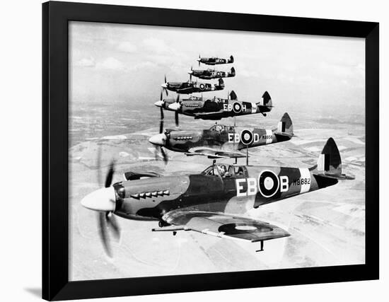 WWII Mark XII Spitfires 1944-null-Framed Photographic Print