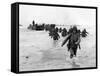 WWII Normandy Invasion-Bert Brandt-Framed Stretched Canvas