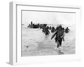 WWII Normandy Invasion-Bert Brandt-Framed Premium Photographic Print