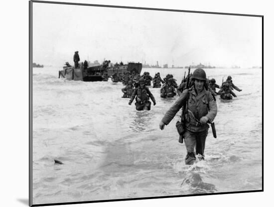 WWII Normandy Invasion-Bert Brandt-Mounted Premium Photographic Print